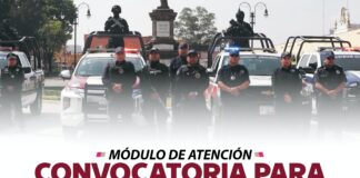 San Pedro Cholula abre módulos de reclutamiento para nuevos policías