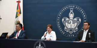 Lilia Cedillo toma protesta a nuevos consejeros universitarios de la BUAP