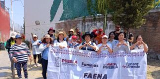 SMDIF Cuautlancingo realiza faena comunitaria en la Reserva Territorial Quetzalcóatl