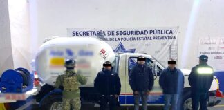 Detienen SSP y Marina a tres presuntos ladrones de combustible