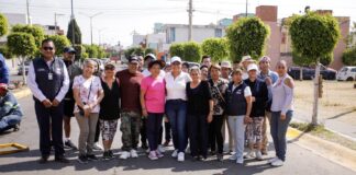 Promueve Lupita Cuautle entornos limpios y seguros en San Andrés Cholula