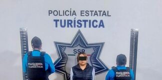 Captura Policía Estatal a dos personas por presunto robo a comercio