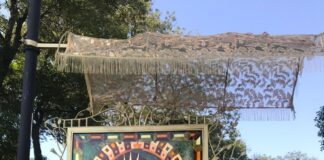 Exhiben vitral de la Virgen de Guadalupe de 2.5 metros en Cholula; la obra está evaluada en 690 mp