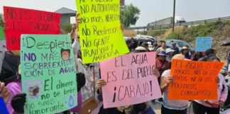 Crece la inconformidad en Xoxtla: exigen recuperar agua del SOAPAP