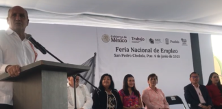 Se realiza la Feria Nacional del Empleo en Cholula con casi mil 300 vacantes