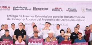 Entrega Gobernador Armenta 18 mdp en Obra Comunitaria y apoyos al campo en Tlachichuca
