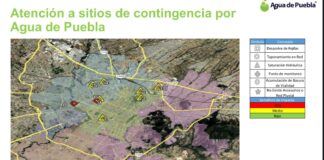 Agua de Puebla atiende 9 puntos críticos tras fuerte lluvia del 28 de junio