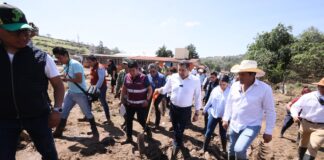 Gobernador Armenta y fuerzas de seguridad nacional, estatal y municipal atienden personalmente y compromete reposición de 70 viviendas afectadas por tromba