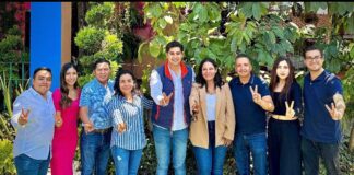 Lupita Cuautle se reúne con el nuevo secretario estatal de Acción Juvenil del PAN