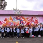 Participaron estudiantes de las escuelas de iniciación del IMDP en actividades del Comité Olímpico Mexicano
