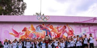Participaron estudiantes de las escuelas de iniciación del IMDP en actividades del Comité Olímpico Mexicano