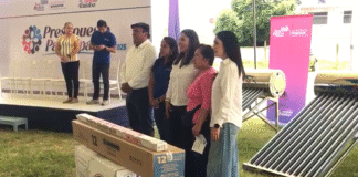 San Andrés Cholula entrega 100 calentadores solares como parte del Presupuesto Participativo