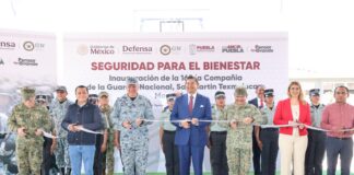 Compañía de la Guardia Nacional en Texmelucan: seguridad y coordinación en Puebla