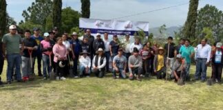 Lupita Cuautle encabeza séptima jornada de reforestación en San Antonio Cacalotepec