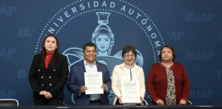 Encabeza la Rectora Lilia Cedillo Ramírez convenio de colaboración con la Secretaría de Infraestructura estatal
