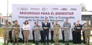 Seguridad con compromiso: inauguran 314ª Compañía de Guardia Nacional en Puebla