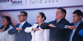Reafirma Lupita Cuautle valores cívicos y de legalidad en ceremonia