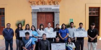 Impulsa Lupita Cuautle con becas al talento deportivo en San Andrés Cholula