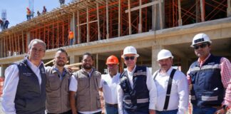 Supervisa Pepe Chedraui construcción del Bachillerato Tecnológico BUAP