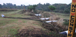 Riesgo ecológico por derrame de petróleo en Huauchinango