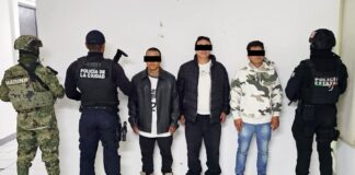 SSP, SSC y Marina detienen a tres hombres involucrados en homicidio ocurrido en Amozoc