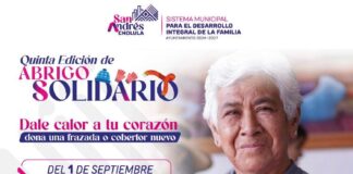San Andrés Cholula activa centros de acopio para la quinta edición de “Abrigo Solidario”