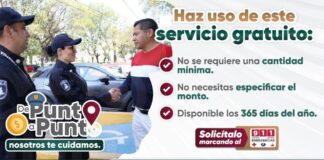 Acompañamiento Bancario de la Policía Estatal disponible para cuentahabientes: SSP