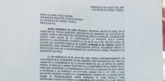 Acusan a regidor de Reyes de Juárez de acoso y atropellar a mujer policía