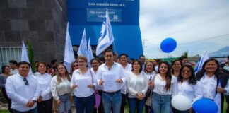 Orlando Tecuatl formaliza registro para dirigir el CDM del PAN en San Andrés Cholula