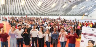 Entregan en San Pedro Cholula más de 600 tarjetas de la Beca Universal “Rita Cetina”