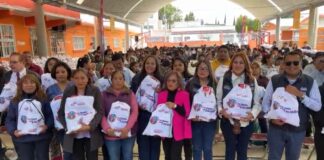 San Andrés Cholula concluye entrega de 9 mil kits escolares en primarias públicas