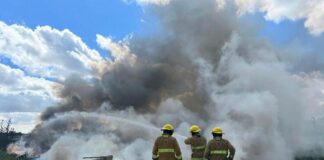 Controlan incendio en Cholula sin afectaciones a viviendas: Protección Civil destaca coordinación intermunicipal