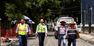 Avanza Gobierno de la Ciudad con rehabilitación vial en avenida 11 Oriente