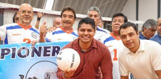 Inaugura Omar Muñoz “Primer Torneo de Cachibol Cuautlancingo 2025”