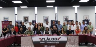 Reporta Gobierno de la Ciudad avance de acciones coordinadas del Comité Tláloc ante temporada de lluvias en Puebla