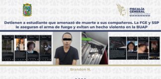 Capturan a estudiante que amenazó de muerte a sus compañeros en la BUAP