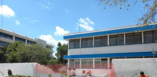 Atiende CAPCEE la reconstrucción de escuela en Puebla Capital por temporada de lluvia