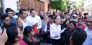 Cobija y atiende la Presidenta Sheinbaum a damnificados en Huauchinango: No vamos a dejar desamparado a nadie