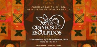INAH abrirá el Altar de los Cráneos Esculpidos en Cholula por Día de Muertos