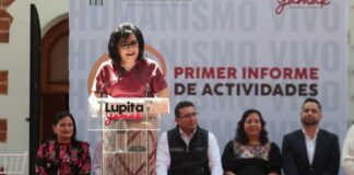 Reitero mi disposición para seguir trabajando por el bienestar de las personas: Guadalupe Yamak en Primer Informe de Actividades