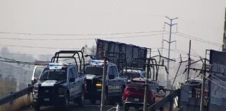 Queman maquinaria en choque sindical por obra de la autopista Puebla–Tlaxcala