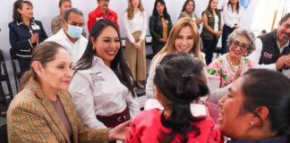 Ceci Arellano y Tonantzin Fernández Fortalecen Atención a Familias de la Región en San Pedro Cholula