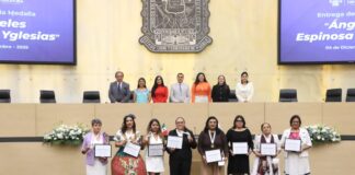 Entrega Congreso del Estado Medalla Ángeles Espinosa Yglesias 2025