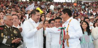 Oaxaca y Puebla unidos por el bienestar del pueblo, fortalecen transformación y seguridad