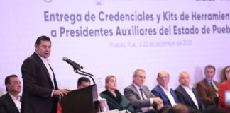 Con obra comunitaria y pavimentación, Gobierno de Puebla fortalece a juntas auxiliares