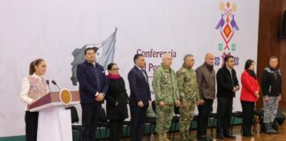 Destaca presidenta Sheinbaum reducción de delitos en Puebla