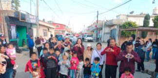 Entrega Tonantzin Fernández rehabilitación de drenaje en San Cristóbal Tepontla