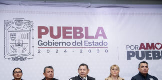 Armenta reporta 90 homicidios menos en Puebla