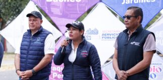 Mejora Lupita Cuautle imagen urbana en Delegación Atlixcáyotl