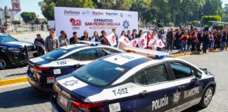 Conmemora Tonantzin Fernández el Día de la Bandera y encabeza el arranque del Operativo “San Pedro Cholula Seguro 2026”